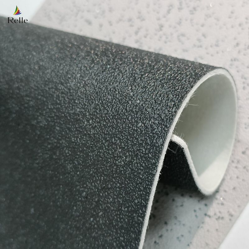 Antislip-Sicherheitsfußboden Felt-Back Emery PVC-Sicherheitsfußboden Vinyl für Metro