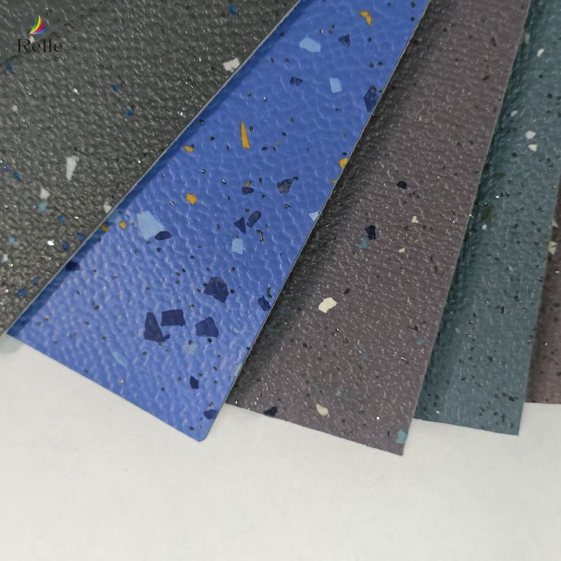 Antislip-Sicherheitsfußboden Felt-Back Emery PVC-Sicherheitsfußboden Vinyl für Metro