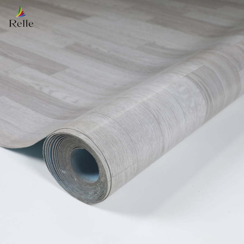 Eichenholz Look Vinyl Fußbodenrolle 1,8m-2m Breite Heterogene Blechfußboden