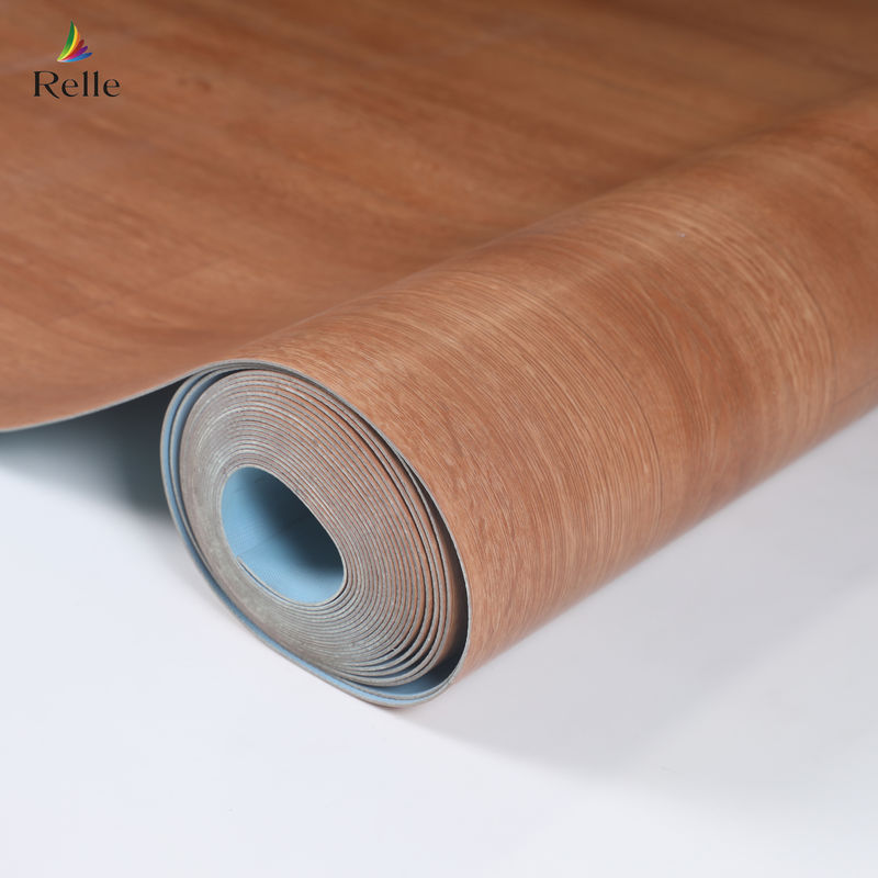 Custom Vinyl Bodenbelag System Design für Hotel Lobby und Zimmer Dicke 1,8 mm-3,0 mm