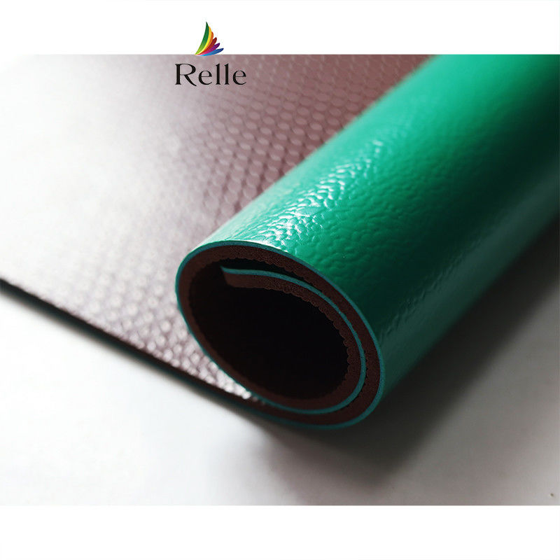 Innenraumgrüne synthetische Badminton-Bodenmatte mit PVC und Kalkstein von Relle