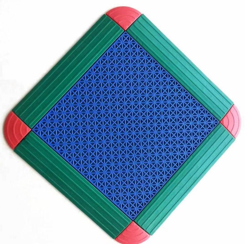 Blaue PP-Verriegelung für Sportböden 3,5 mm 4,5 mm 6 mm Outdoor-Verriegelung für Sportböden