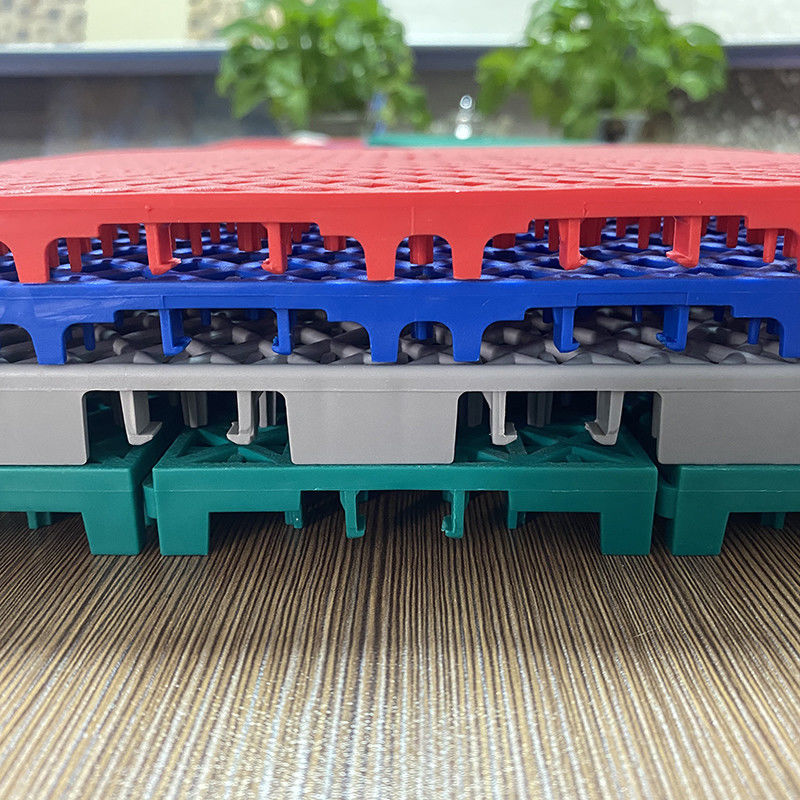 Blaue PP-Verriegelung für Sportböden 3,5 mm 4,5 mm 6 mm Outdoor-Verriegelung für Sportböden