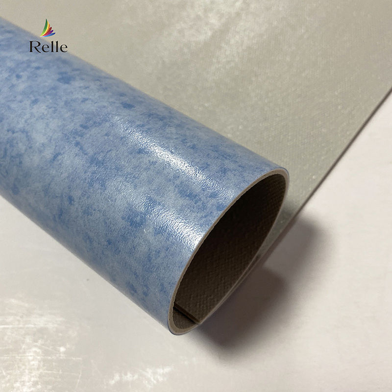 Weißgraue Vinyl-Bodenmatte Roll Heterogene Vinyl-Bodenbelag für Oman