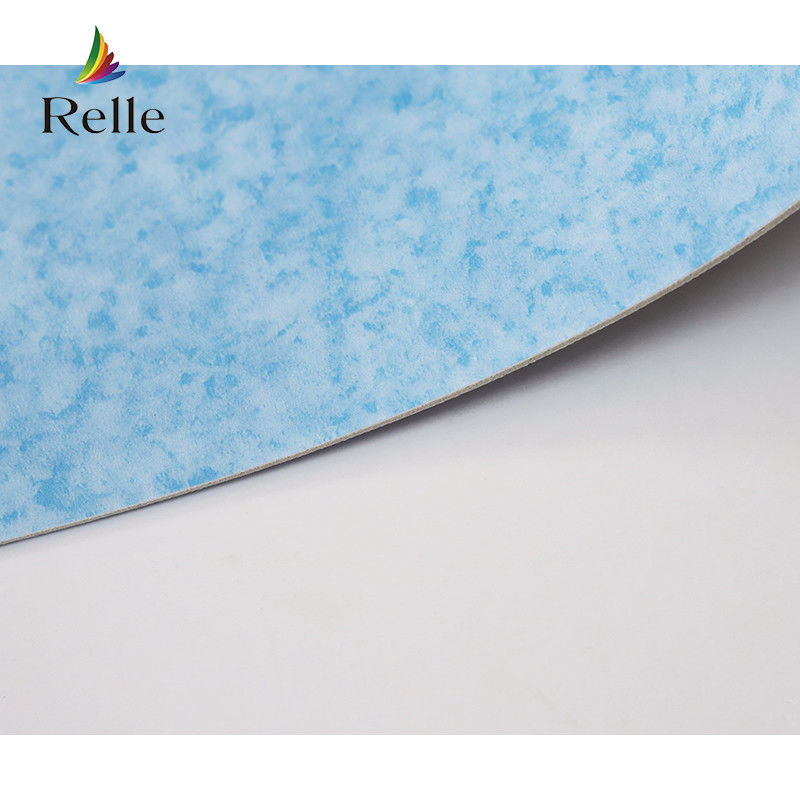 Weißgraue Vinyl-Bodenmatte Roll Heterogene Vinyl-Bodenbelag für Oman