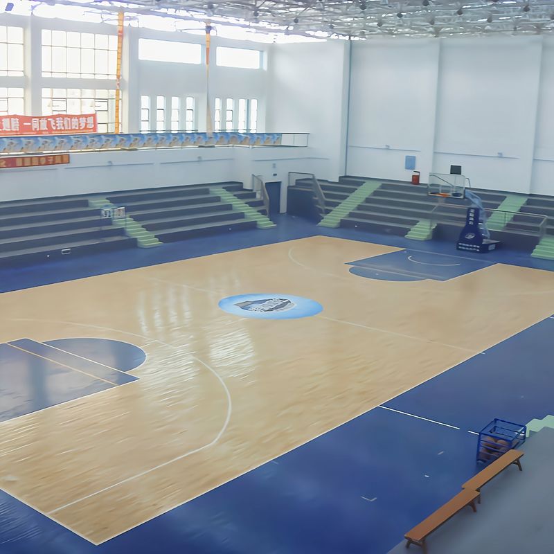 Kleberdichte PVC-Vinyl-Bodenböden für Basketballplätze verbessern Leistung und Sicherheit