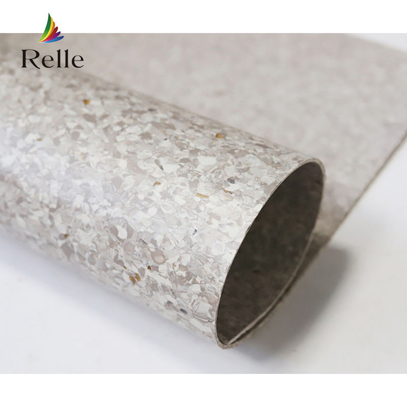 Plain Etc Relle Schulkrankenhaus Homogene elastische Bleche Vinyl Bodenbelag für Dubai
