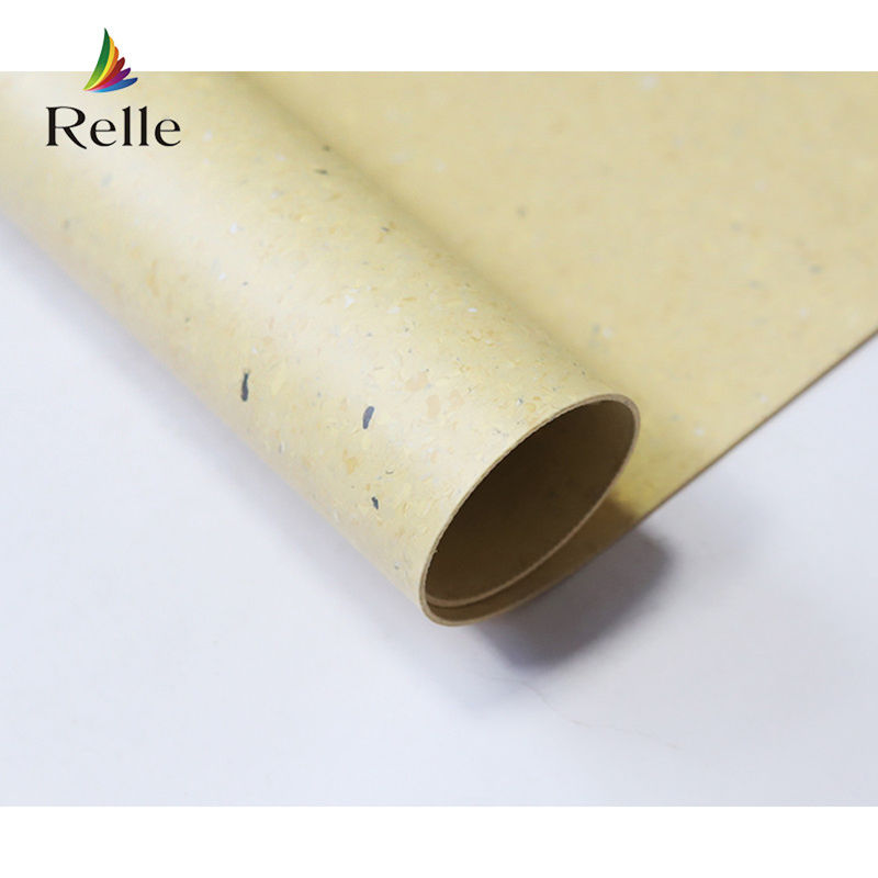 PUR-Beschichtung Relle Lagerstück Umweltschonendes PVC Licht beige Vinyl antistatischer Boden für das Labor