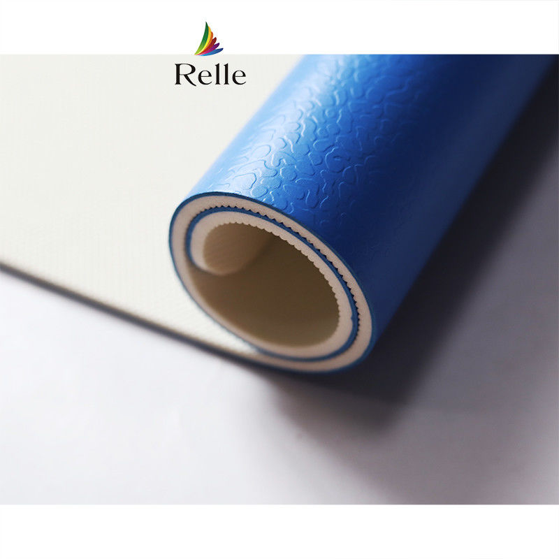 600 Farboptionen Relle PVC Futsal-Floor Roll mit Gitter Textur Design