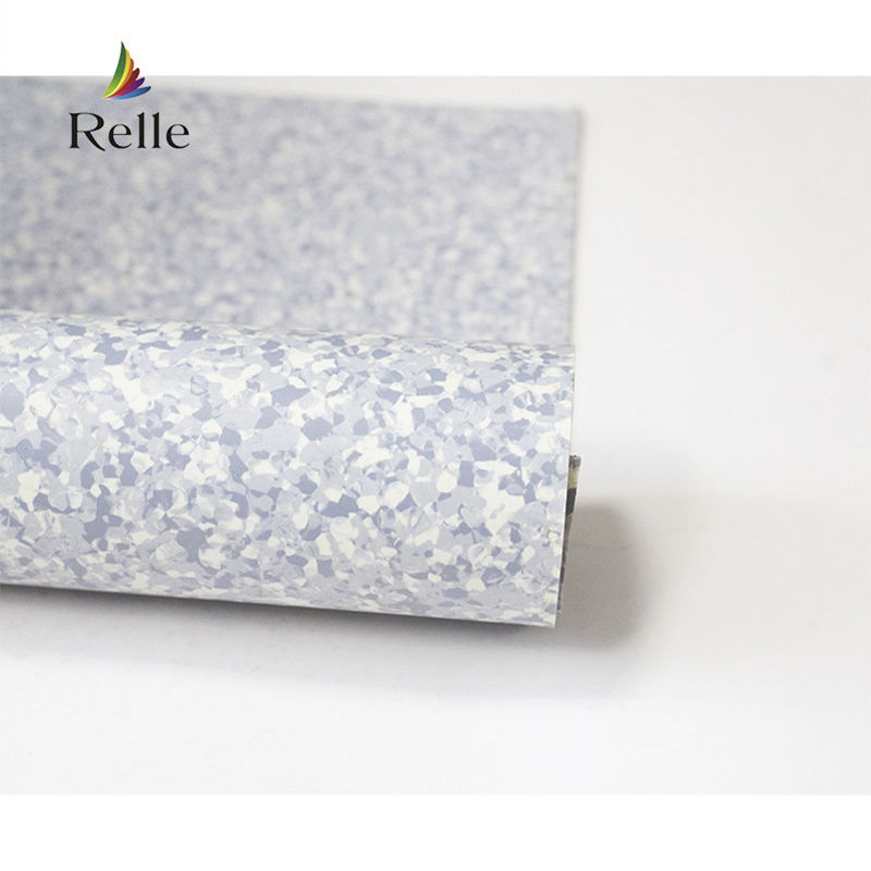 Relle Court homogene PVC-Plastikfußboden trockene Rückseite für medizinische Krankenhäuser