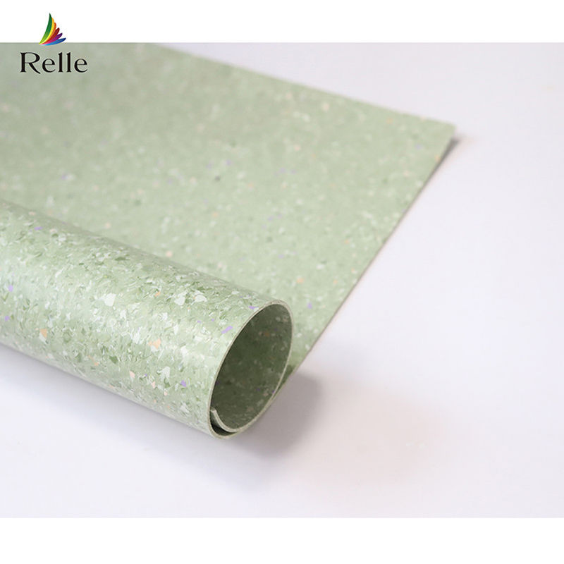 Relle Court homogene PVC-Plastikfußboden trockene Rückseite für medizinische Krankenhäuser