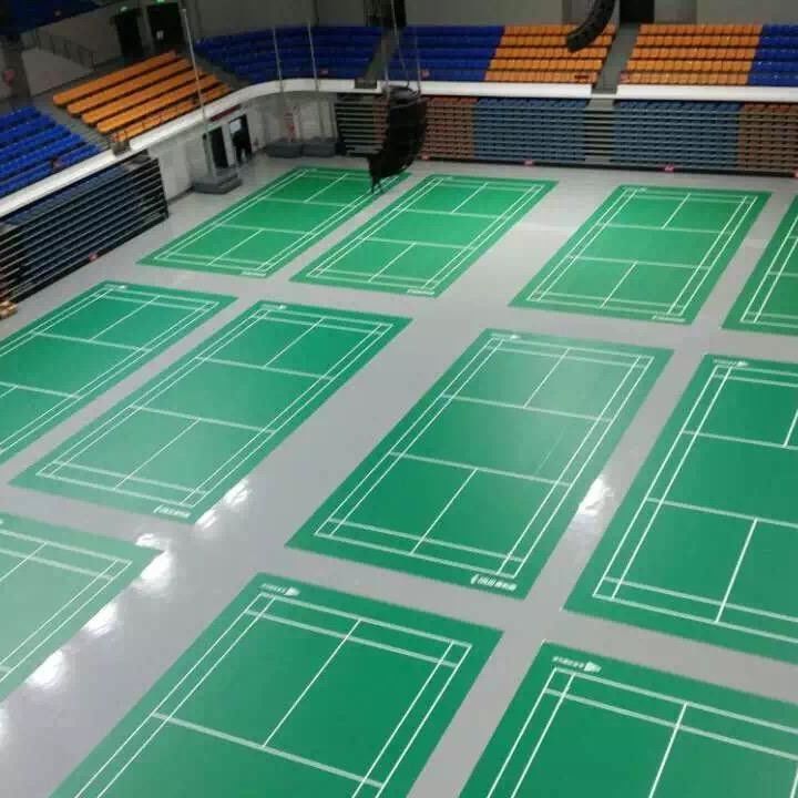 Bodenzubehör zur Verfügung gestellt Relle PVC-Vinyl-Bodenböden für Badmintonplatz im Innenraum