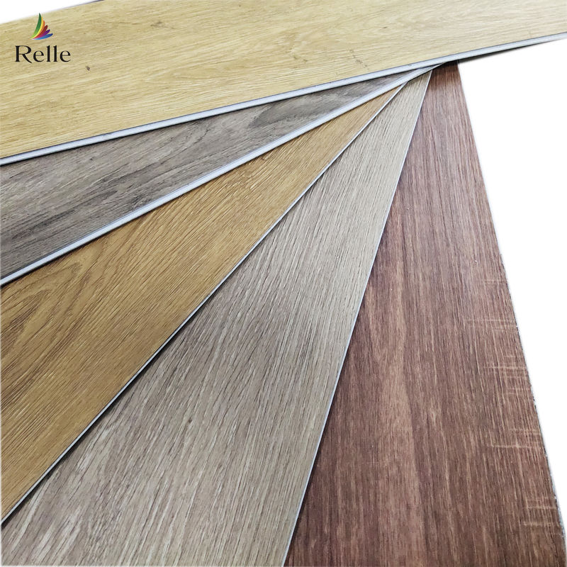 PVC SPC Bodenbelag Holz Blick Vinyl Planken 8mm Hybrid Bodenbelag mit Kalkstein geprägt