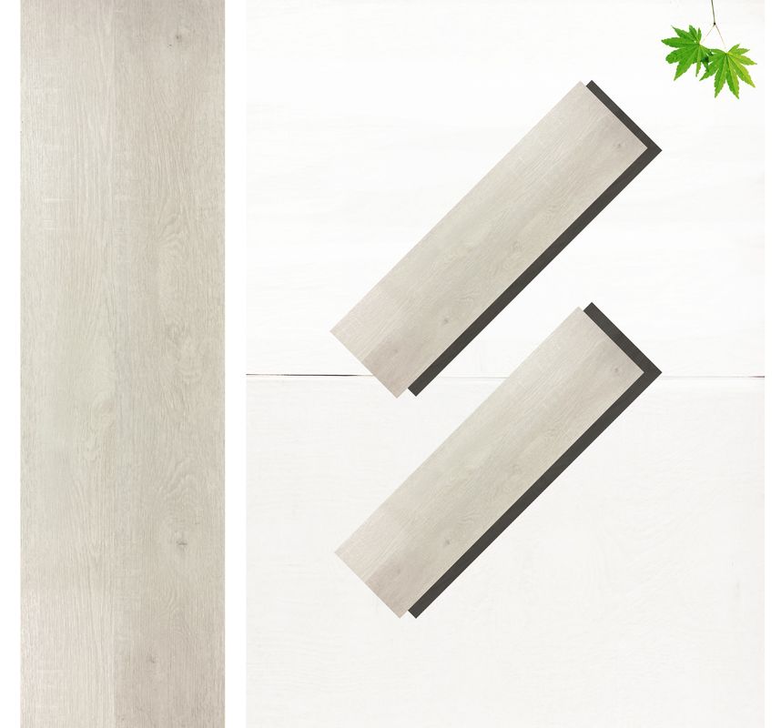 PVC SPC Bodenbelag Holz Blick Vinyl Planken 8mm Hybrid Bodenbelag mit Kalkstein geprägt