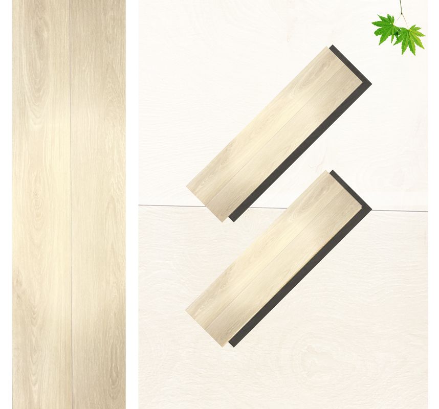 PVC SPC Bodenbelag Holz Blick Vinyl Planken 8mm Hybrid Bodenbelag mit Kalkstein geprägt