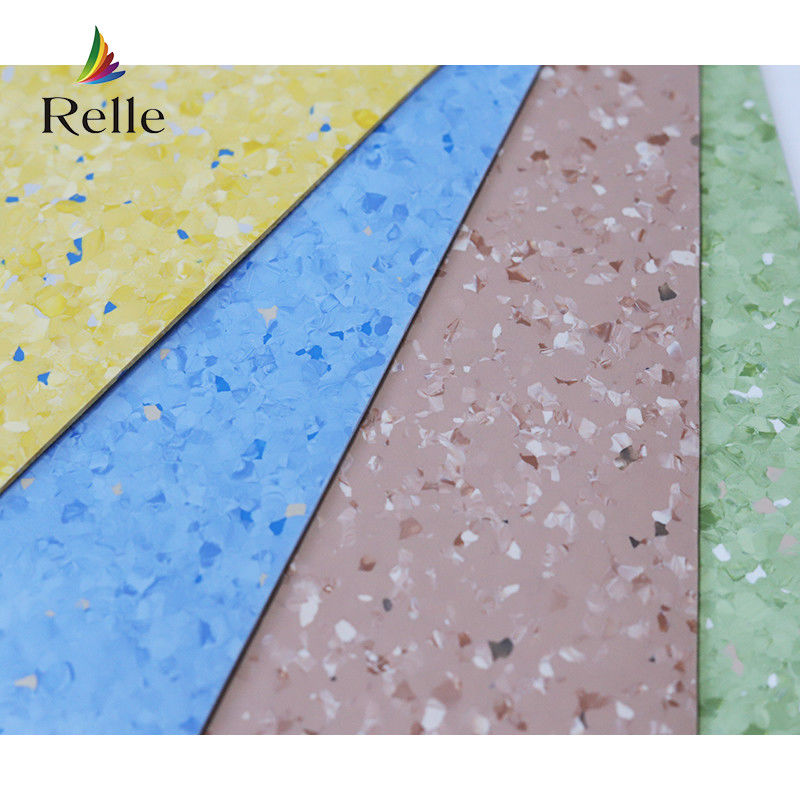 Antibakterielle Relle Kommerzielle homogene einfache Farben 2mm Verschleißschicht PVC-Bodenrolle für Kliniken