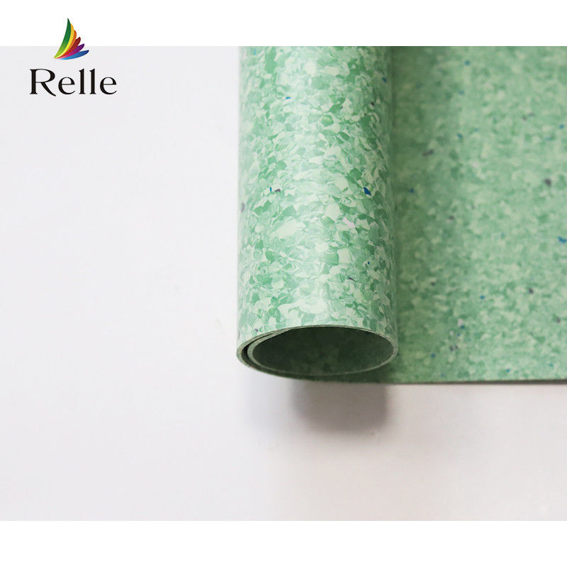 Glatte Relle 2mm Elastige homogene Richtungsrolle PVC-Vinyl-Boden für Supermarkt