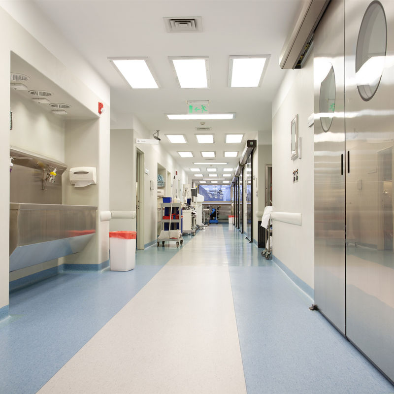 Anti-Slip PVC homogene Vinylböden mehr als 1000 Arten für Krankenhaus-Klinik