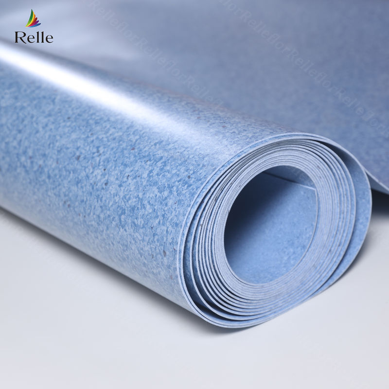 Relle PVC homogene Vinylböden für Krankenhausanwendungen in Guangdong pro Rollen