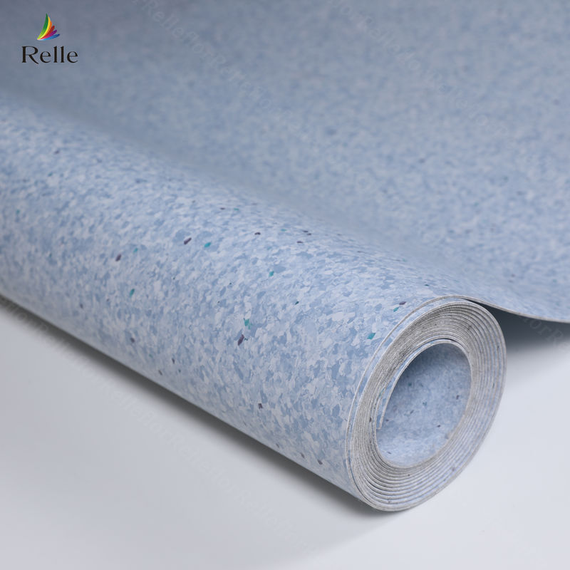 Relle PVC homogene Vinylböden für Krankenhausanwendungen in Guangdong pro Rollen