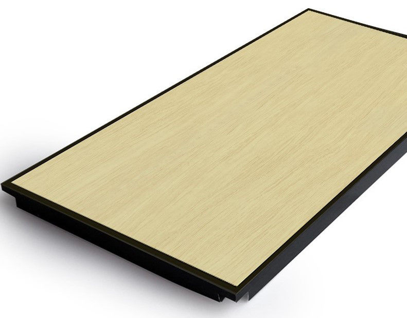 Aluminium Decorative Deckenfliesen 2x2 Holz Look Deckenfliesen Für Hotel