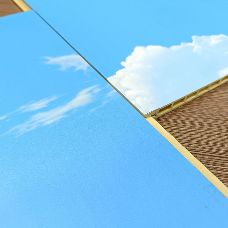 Dekorative Wandplatten aus Bambusfasern aus PVC mit einer Dicke von 10 mm für das Wohnzimmer