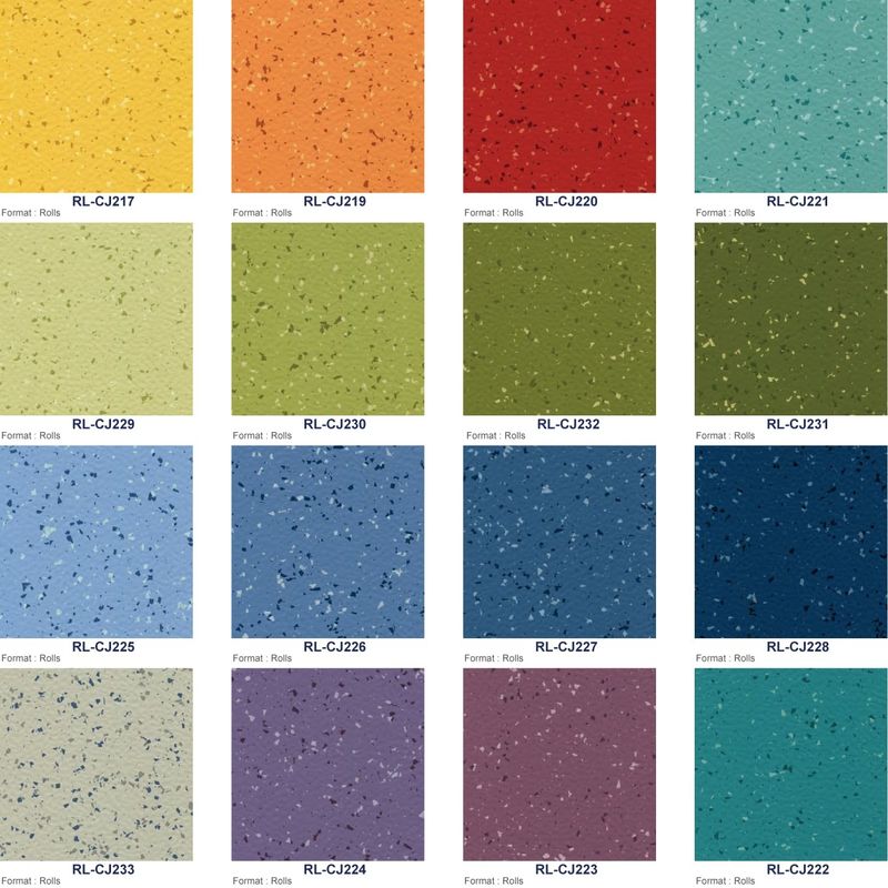 Antibakterielle Gummi-Bodenplatte Relle-Boden 2 mm-10 mm einfache / geprägte Textur