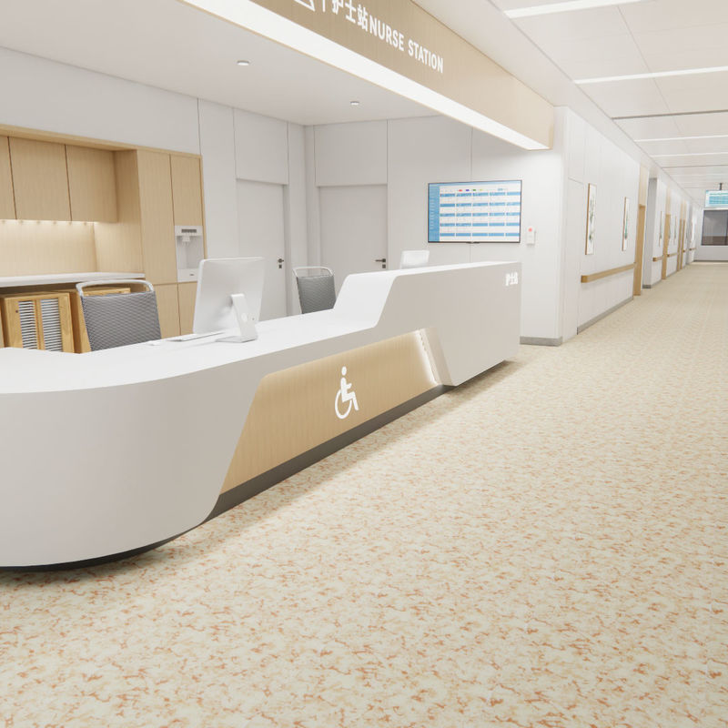 Einfach zu reinigen Heterogene Böden für belebte Räume Langlebige, fleckenbeständige Mehrschichtstruktur