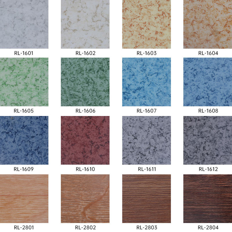 Einfach zu reinigen Heterogene Böden für belebte Räume Langlebige, fleckenbeständige Mehrschichtstruktur