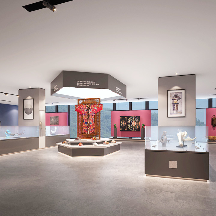 Relle Rutschfester & Schallabsorbierender Gummibodenbelag für Museumsausstellungsbereiche