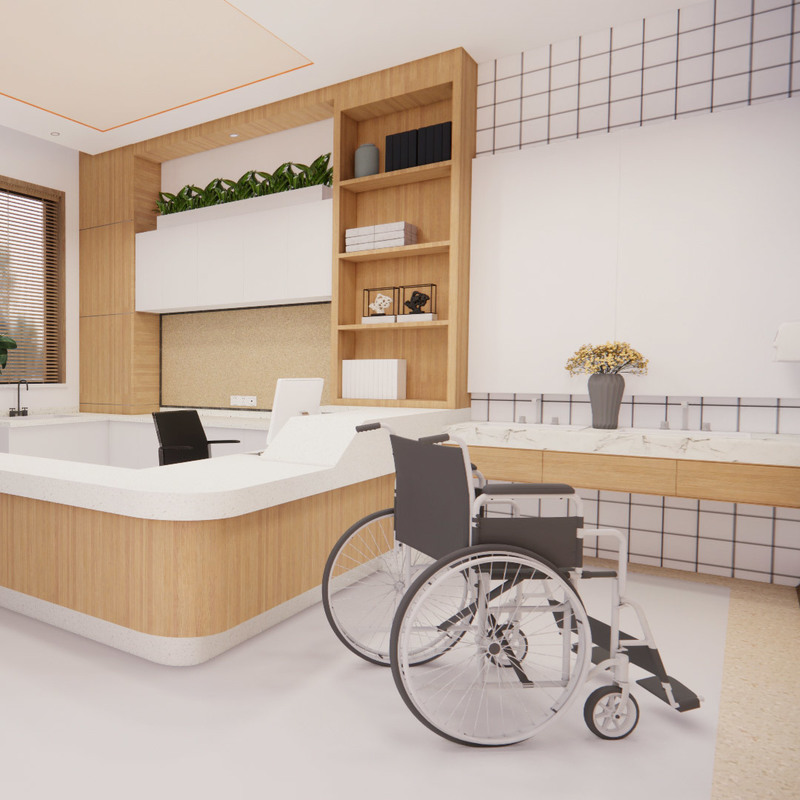 Lumina Health/Infinity leicht zu reinigen antimikrobielle homogene Vinylböden für Pflegeheime