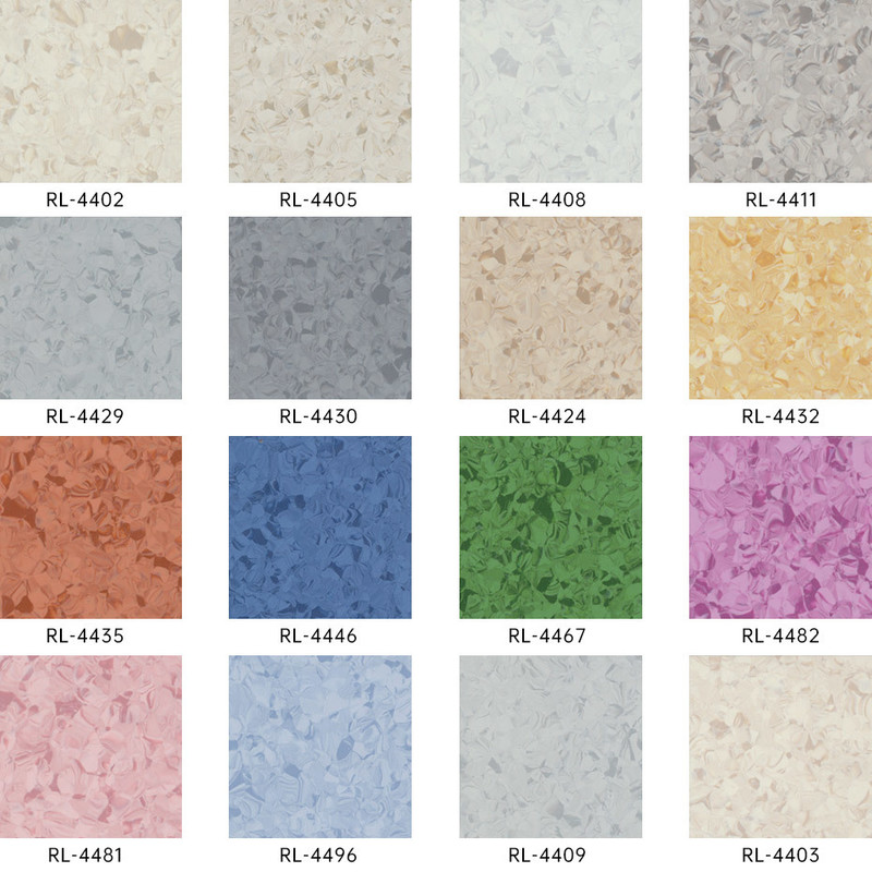 Lumina Health/Infinity leicht zu reinigen antimikrobielle homogene Vinylböden für Pflegeheime