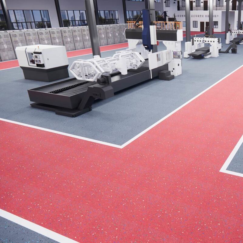 Relle Staubfreie Karborund-Sicherheitsböden (Saubere Fläche, verschleißfeste, rutschfeste, feuerfeste, umweltfreundlich)