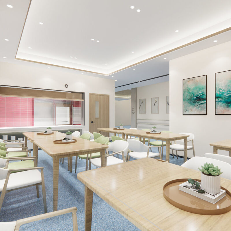 Schlagfestes homogenes Fußboden mit kratzfeste Oberfläche für Krankenzimmer in Pflegeheimen