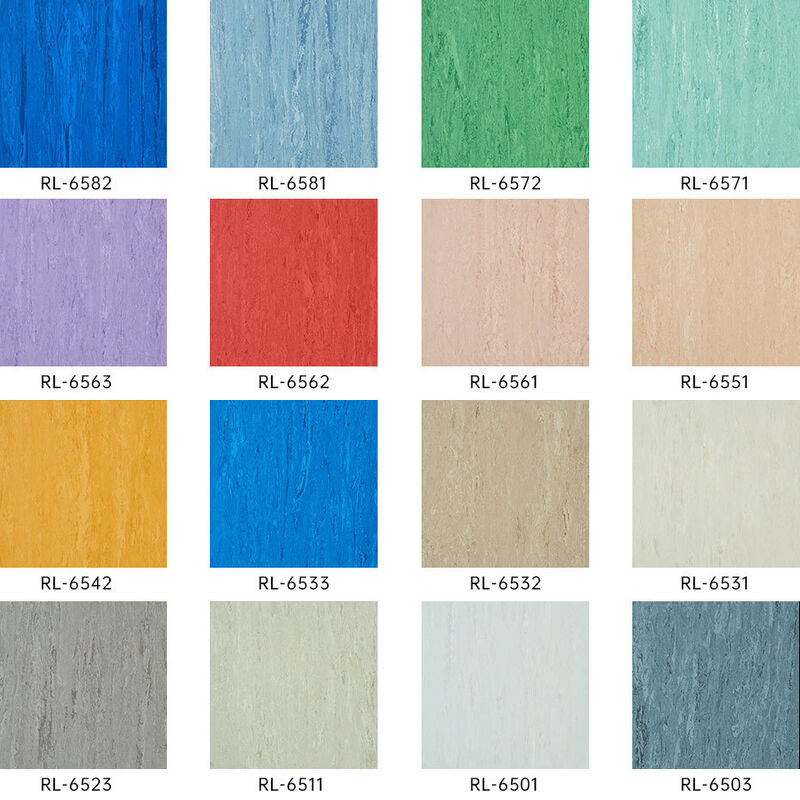 Medizinischer antimikrobieller homogener Bodenbelag mit desinfektionsmittelresistenter Oberfläche für Krankenhausstationen