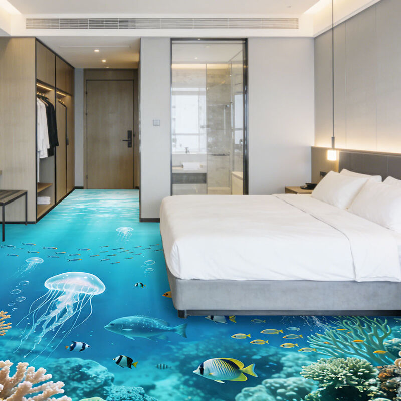 Premium Custom Image 3D Dekorativer Bodenbelag für Themenzimmer