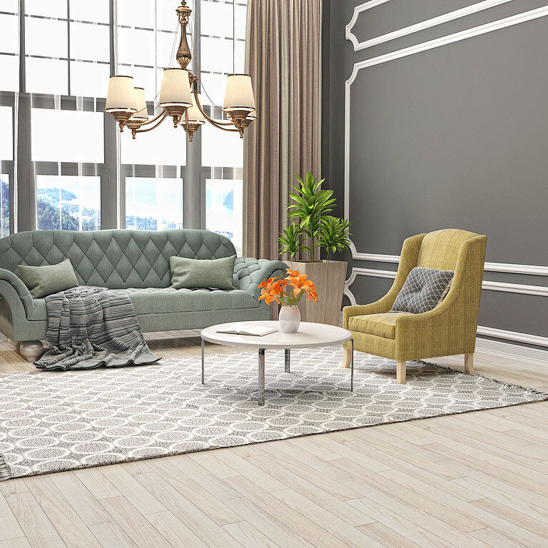 Premium-Flooring mit mehreren Schichten, hohe Festigkeit für alle Arten von kommerziellen Projekten