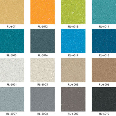 Gewerbliche, homogene Bodenbeläge, formaldehydfrei, wasserdicht für stark frequentierte Bereiche