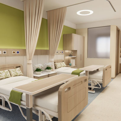 Commercial Nursing Home Flooring with Antibacterial Easy-Clean Features