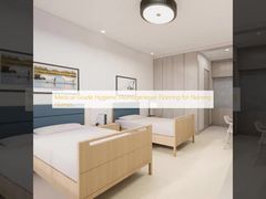 Medizinischer, hygienischer, homogener Bodenbelag für Pflegeheime