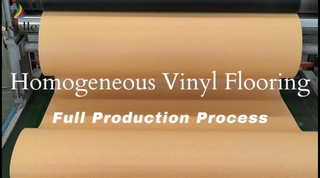 Vollständiger Produktionsprozess für homogene Vinylböden
